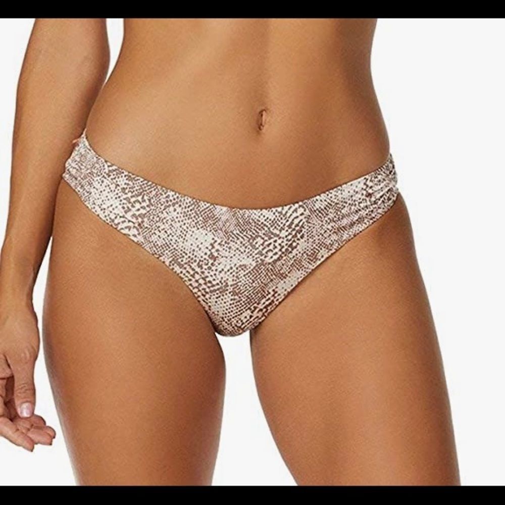 NWT Radio Fiji Bali Swim Snake Print Bikini Bottoms Women size Large